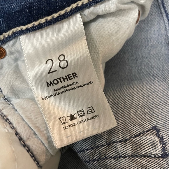 Mother lil mother lil mid rise dazzler ankle jeans in nothing between us - Picture 11 of 13